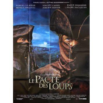 BROTHERWOOD OF THE WOLF French Movie Poster Def. - 47x63 in. - 2001 - Christophe Gans, Mark Dacascos
