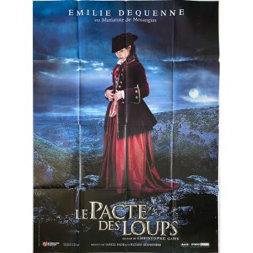 BROTHERWOOD OF THE WOLF French Movie Poster Teaser E. Dequenne - 47x63 in. - 2001 - Christophe Gans, Mark Dacascos