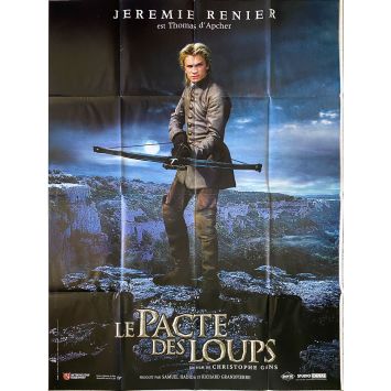 LE PACTE DES LOUPS Affiche de film Teaser J. Renier - 120x160 cm. - 2001 - Christophe Gans, Mark Dacascos
