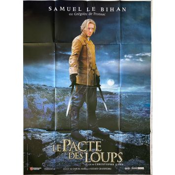 BROTHERWOOD OF THE WOLF French Movie Poster Teaser S. Le Bihan - 47x63 in. - 2001 - Christophe Gans, Mark Dacascos