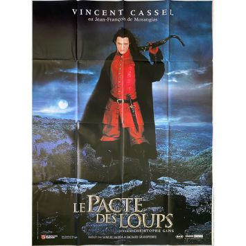 BROTHERWOOD OF THE WOLF French Movie Poster Teaser V. Cassel - 47x63 in. - 2001 - Christophe Gans, Mark Dacascos