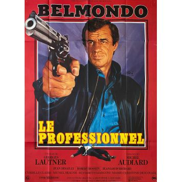 THE PROFESSIONAL French Movie Poster- 47x63 in. - 1981 - Georges Lautner, Jean-Paul Belmondo