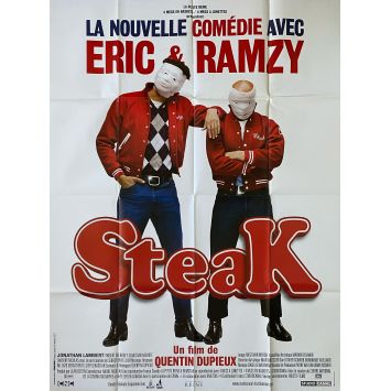 STEAK French Movie Poster- 47x63 in. - 2007 - Quentin Dupieux, Eric Judor