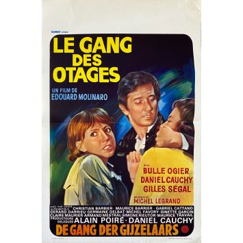 THE HOSTAGE GANG Belgian Movie Poster- 14x21 in. - 1973 - Edouard Molinaro, Daniel Cauchy