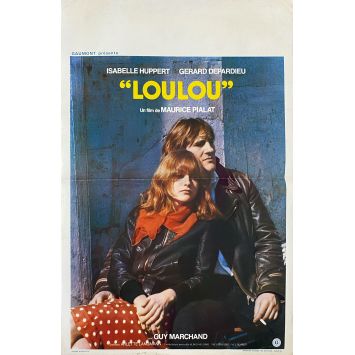 LOULOU Belgian Movie Poster- 14x21 in. - 1980 - Maurice Pialat, Isabelle Huppert