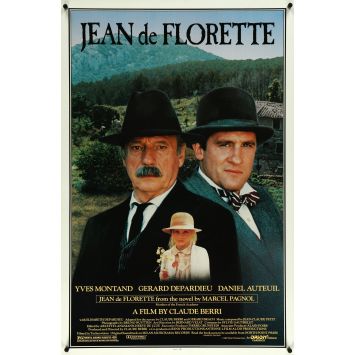 JEAN DE FLORETTE U.S Movie Poster- 27x41 in. - 1986 - Claude Berri, Yves Montand