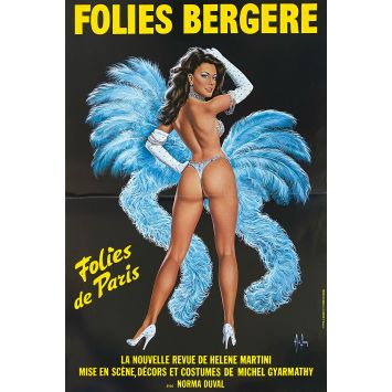 FOLIES BERGERES Affiche de film- 40x60 cm. - 1980 - 0, 0
