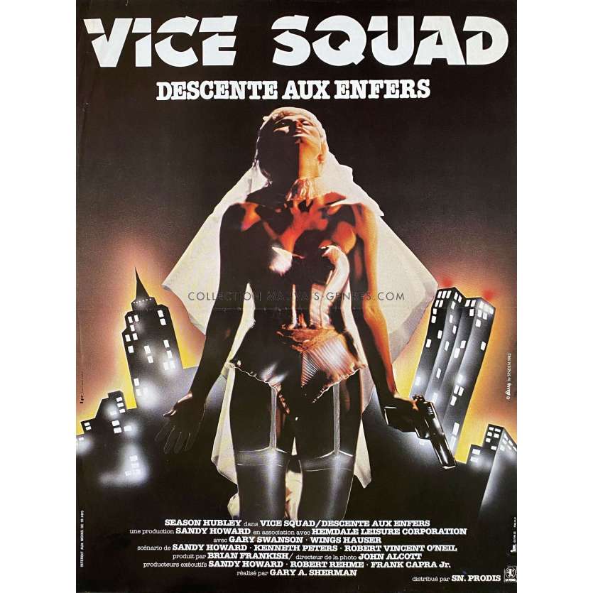 VICE SQUAD Affiche de film- 40x54 cm. - 1982 - Gary Sherman, Season Hubley