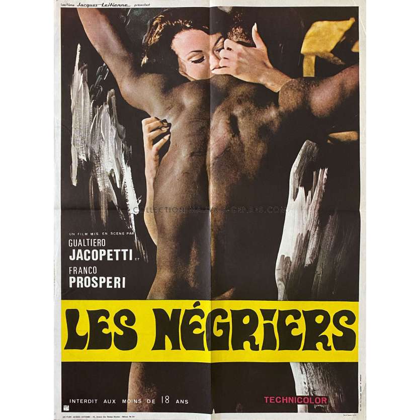 LES NEGRIERS Affiche de film- 60x80 cm. - 1971 - Gualtiero Jacopetti, Franco Prosperi