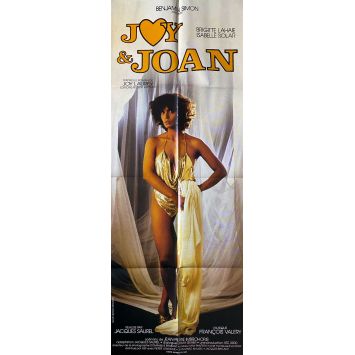 JOY AND JOAN French Movie Poster Solar style. - 23x63 in. - 1985 - Jacques Saurel, Brigitte Lahaie