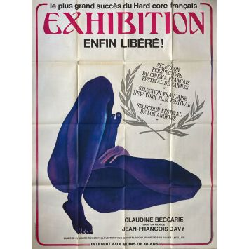 EXHIBITION French Movie Poster- 47x63 in. - 1979 - Jean-FranCois Davy, Claudine Beccarie