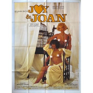 JOY AND JOAN French Movie Poster- 47x63 in. - 1985 - Jacques Saurel, Brigitte Lahaie