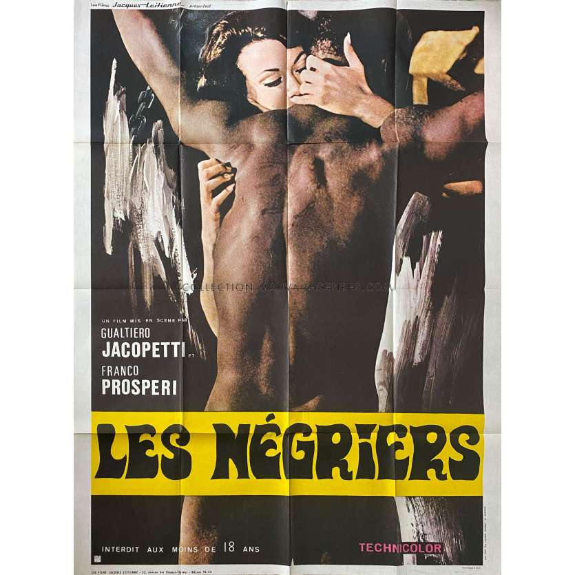 UNCLE TOM French Movie Poster- 47x63 in. - 1971 - Gualtiero Jacopetti, Franco Prosperi