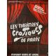 THEATRES EROTIQUES DE PARIS Affiche de film- 120x160 cm. - 1975 - Robert de Nesle, Richard Allan