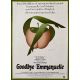 GOODBYE EMMANUELLE Autocollant- 26x36 cm. - 1977 - FranCois Leterrier, Sylvia Kristel