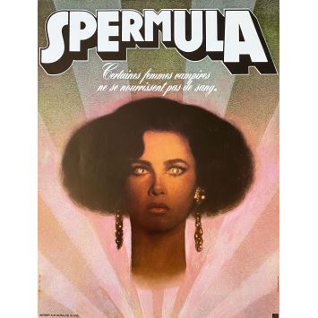 SPERMULA French Movie Poster- 12x15 in. - 1976 - Charles Matton, Dayle Haddon