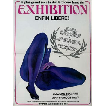 EXHIBITION French Movie Poster- 15x21 in. - 1979 - Jean-FranCois Davy, Claudine Beccarie
