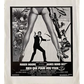 FOR YOUR EYES ONLY French Supplement 4p - 9x12 in. - 1981 - John Glen, Roger Moore