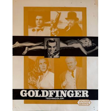 GOLDFINGER Synopsis 4p - 24x30 cm. - 1964 - Guy Hamilton, Sean Connery