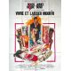 LIVE AND LET DIE French Movie Poster- 47x63 in. - 1973 - James Bond, Roger Moore