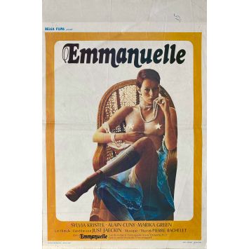 EMMANUELLE Belgian Movie Poster- 14x21 in. - 1974 - Just Jaeckin, Sylvia Kristel