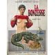 LA BONZESSE French Movie Poster- 47x63 in. - 1974 - FranCois Jouffa, Sylvie Matton