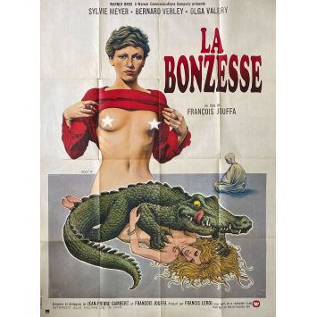 LA BONZESSE French Movie Poster- 47x63 in. - 1974 - FranCois Jouffa, Sylvie Matton