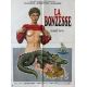 LA BONZESSE Affiche de film- 60x80 cm. - 1974 - FranCois Jouffa, Sylvie Matton