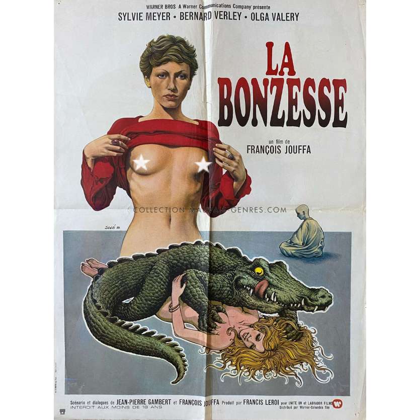 LA BONZESSE Affiche de film- 60x80 cm. - 1974 - FranCois Jouffa, Sylvie Matton