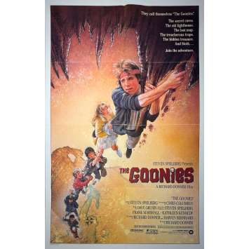 LES GOONIES Affiche de film Intl. 69x104 - 1985 - Sean Astin, Richard Donner LES GOONIES Affiche de film Intl. 69x104 - 1985 - Sean Astin, Richard Donner