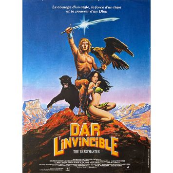 THE BEASTMASTER French Movie Poster- 15x21 in. - 1982 - Don Coscarelli, Marc Singer