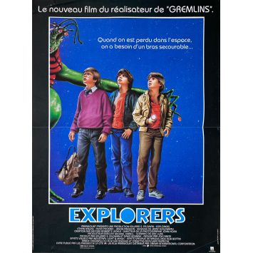 EXPLORERS French Movie Poster- 15x21 in. - 1985 - Joe Dante, Ethan Hawke