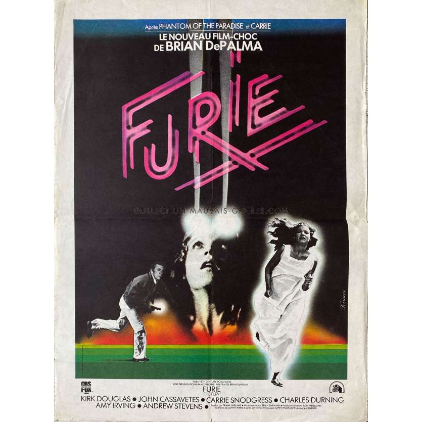 FURIE Affiche de film- 40x54 cm. - 1978 - Brian de Palma, Kirk Douglas