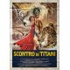 CLASH OF THE TITANS Italian Movie Poster- 55x70 in. - 1981 - Desmond Davis, Lawrence Oliver