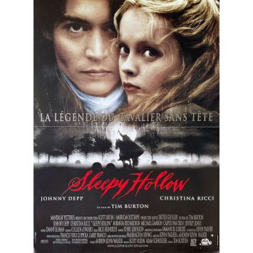 SLEEPY HOLLOW French Movie Poster- 15x21 in. - 1999 - Tim Burton, Johnny Depp