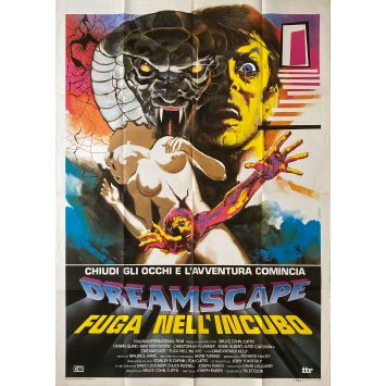 DREAMSCAPE Italian Movie Poster- 39x55 in. - 1984 - Joseph Ruben, Dennis Quaid