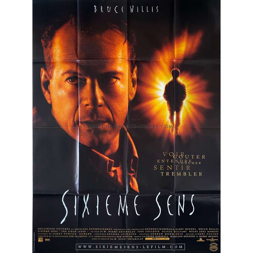 THE SIXTH SENSE French Movie Poster- 47x63 in. - 1999 - M. Night Shyamalan, Bruce Willis