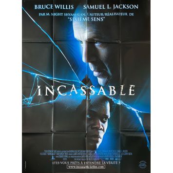 UNBREAKABLE French Movie Poster- 47x63 in. - 2000 - M. Night Shyamalan, Bruce Willis