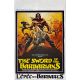 THE SWORD OF THE BARBARIANS Belgian Movie Poster- 14x21 in. - 1982 - Michele Massimo Tarantini, Pietro Torrisi