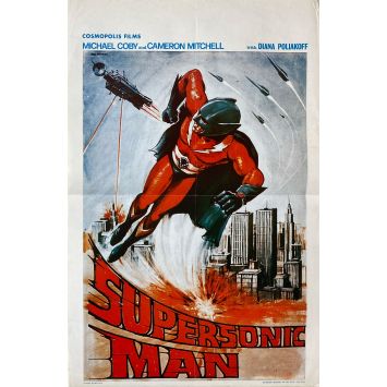 SUPERSONIC MAN Belgian Movie Poster- 14x21 in. - 1979 - Juan Piquer Simón, Cameron Mitchell