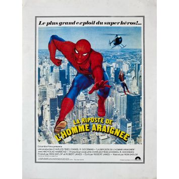 SPIDER-MAN STRIKES BACK French Herald/Trade Ad- 10x12 in. - 1978 - Ron Satlof, Nicholas Hammond