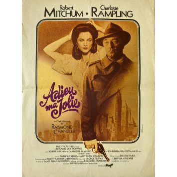 ADIEU MA JOLIE Affiche de film- 40x54 cm. - 1975 - Dick Richards, Robert Mitchum