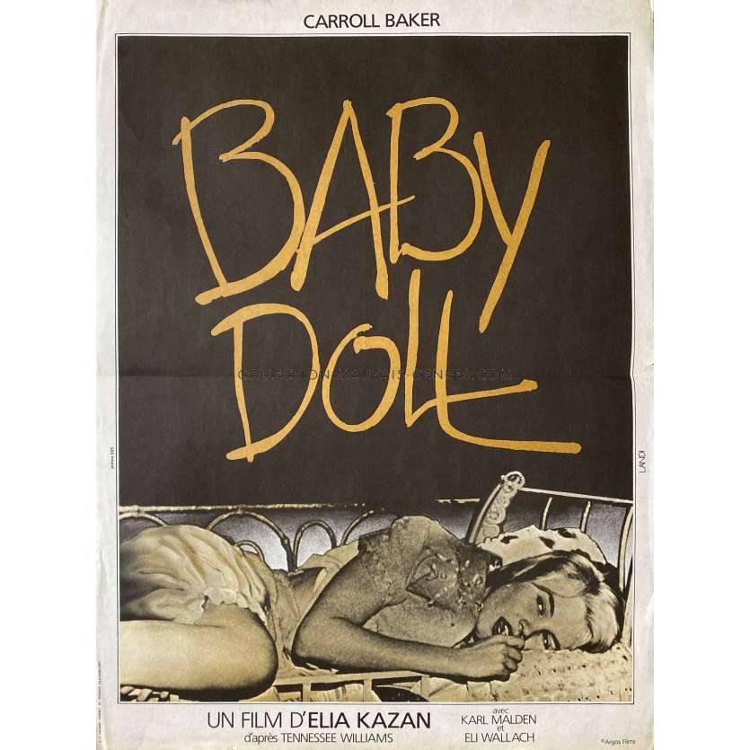 BABY DOLL LA POUPEE DE CHAIR Affiche de film- 40x54 cm. - 1956/R1970 - Elia Kazan, Karl Malden
