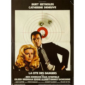 HUSTLE French Movie Poster- 15x21 in. - 1975 - Robert Aldrich, Burt Reynolds