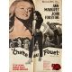 KITTEN WITH A WHIP French Movie Poster- 23x32 in. - 1964 - Douglas Heyes, Ann-Margret