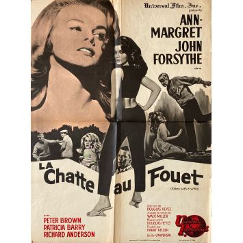 KITTEN WITH A WHIP French Movie Poster- 23x32 in. - 1964 - Douglas Heyes, Ann-Margret
