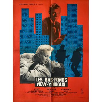 UNDERWORLD U.S.A. French Movie Poster- 23x32 in. - 1961 - Samuel Fuller, Cliff Robertson