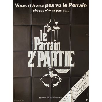 THE GODFATHER PART II French Movie Poster- 47x63 in. - 1975 - Francis Ford Coppola, Robert de Niro