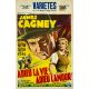 KISS TOMORROW GOODBYE Belgian Movie Poster- 14x21 in. - 1950 - Gordon Douglas, James Cagney