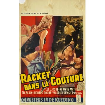 RACKET DANS LA COUTURE Affiche de film- 35x55 cm. - 1957 - Robert Aldrich, Lee J. Cobb